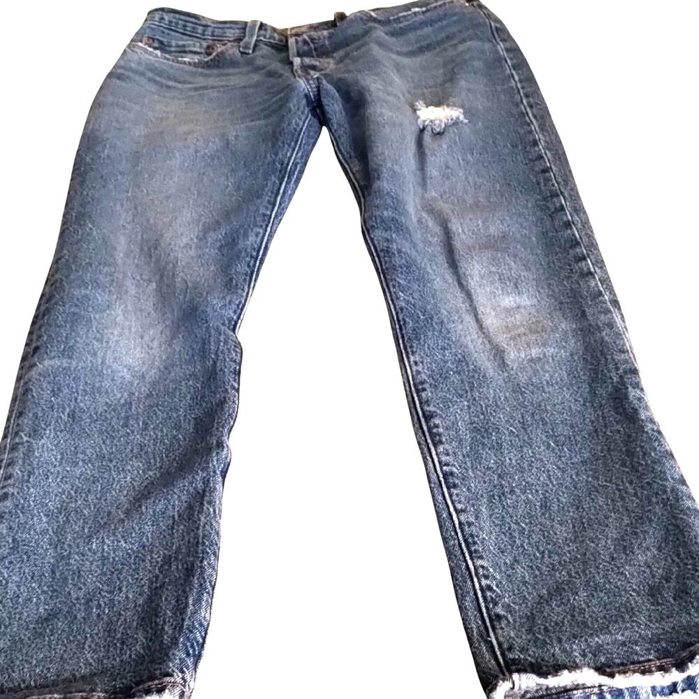 Levi’s 501 Skinny Jeans – Size 27x30, Light Distress, Discontinued Style